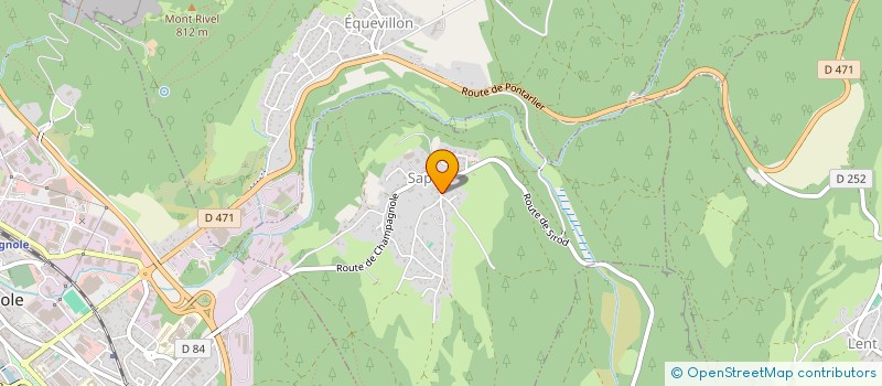 localisation de l'entreprise LES CHAMOIS  BOURG-DE-SIROD