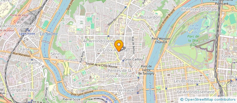 localisation de l'entreprise LES CHAMOIS 69  LYON