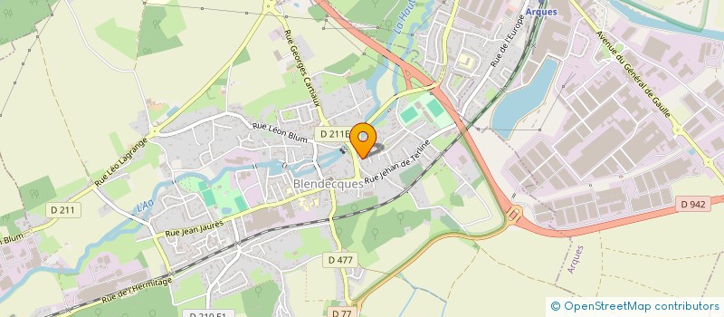 localisation de l'entreprise LES CHAMOUTHS  BLENDECQUES