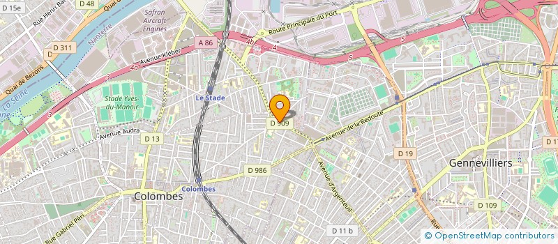 localisation de l'entreprise LES CHAMPARONS à COLOMBES