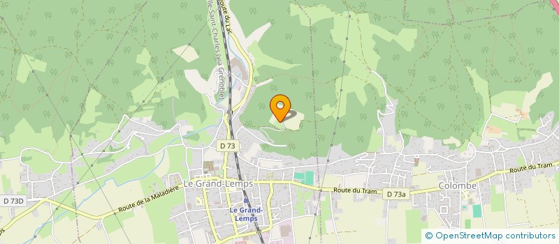 localisation de l'entreprise LES CHAMPAUDES  LE GRAND-LEMPS