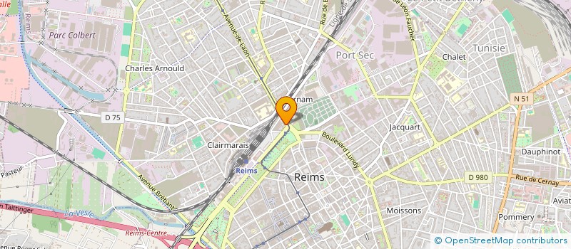 localisation de l'entreprise LES CHAMPENOIS  REIMS