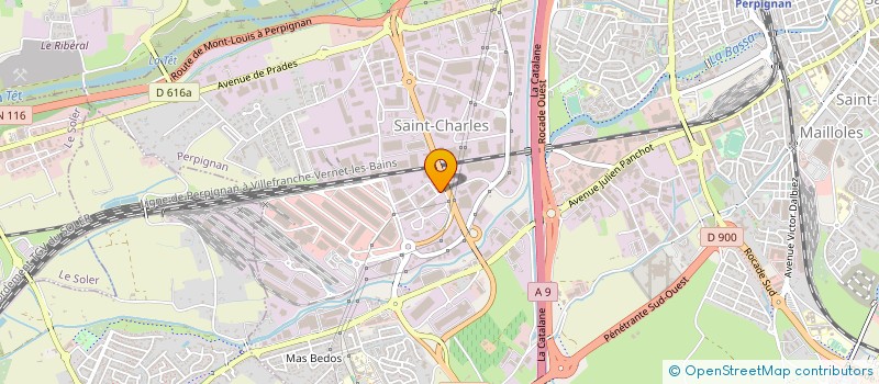 localisation de l'entreprise LES CHAMPIGNONS DU CANIGOU à PERPIGNAN