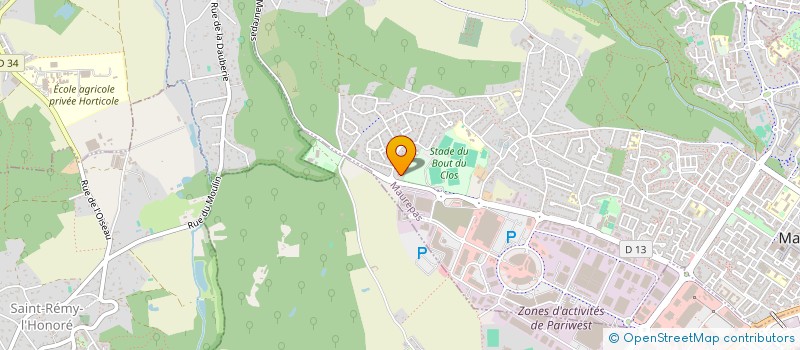 localisation de l'entreprise LES CHAMPIONS DES GUILIS ENSEMBLE CONTRE LES MALADIES DU GENE WWOX  MAUREPAS