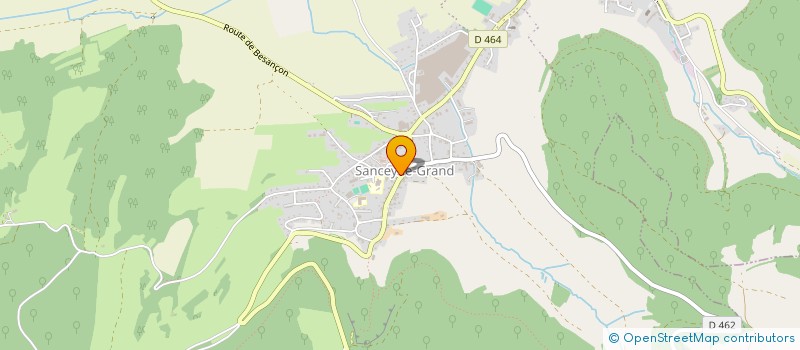 localisation de l'entreprise LES CHAMPIS DE SANCEY  SANCEY