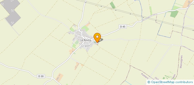 localisation de l'entreprise LES CHAMPS à SAINT-MARTIN-LA-PALLU