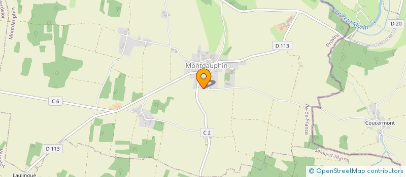 localisation de l'entreprise LES CHAMPS  MONTDAUPHIN