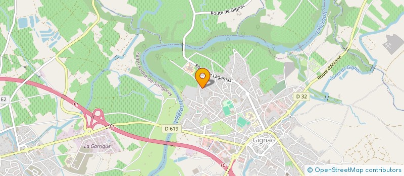 localisation de l'entreprise LES CHAMPS D'UTOPIES à MONTPEYROUX