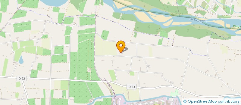 localisation de l'entreprise LES CHAMPS DE LAURENT  LA ROQUE-D'ANTHERON