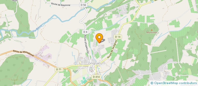 localisation de l'entreprise LES CHAMPS DE LAVANDE  MONTJOYER