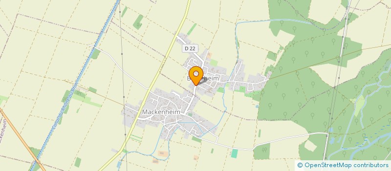 localisation de l'entreprise LES CHAMPS DU RIED  BOOTZHEIM