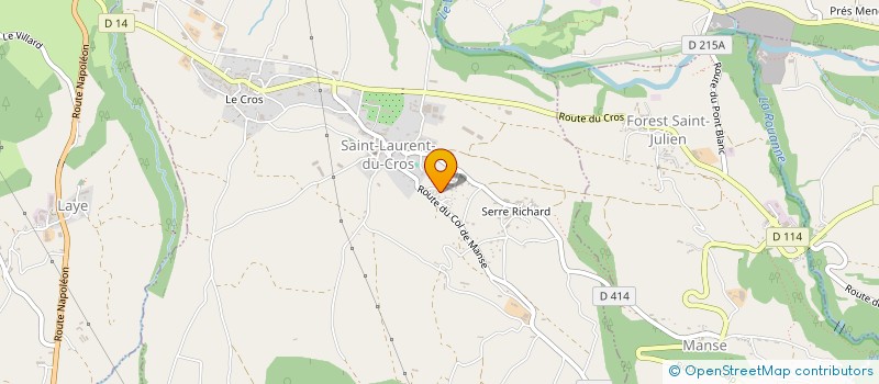 localisation de l'entreprise LES CHAMPS LONGS  LE GLAIZIL