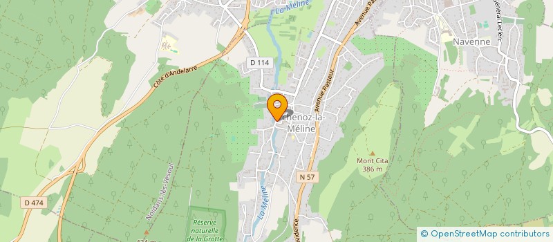 localisation de l'entreprise LES CHAMPS MARNOZ  CHARIEZ