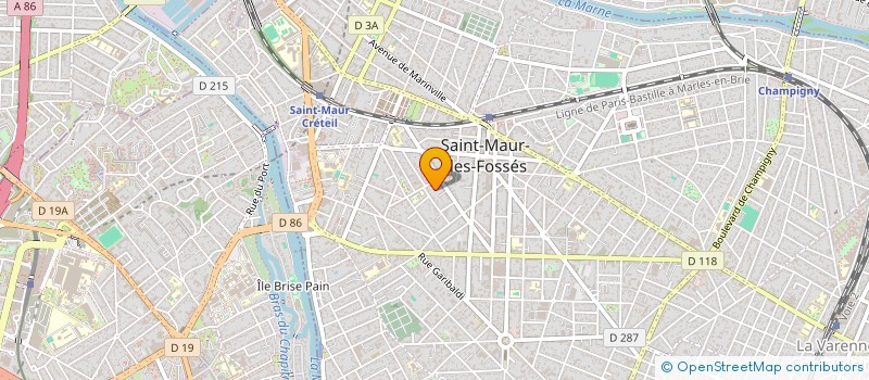 localisation de l'entreprise LES CHAMPS SAINT-VAURIENS à SAINT-MAUR-DES-FOSSES