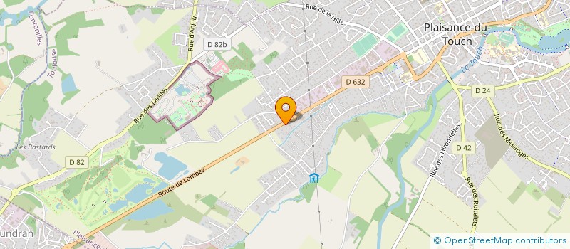localisation de l'entreprise LES CHAMPS VRAIS à PLAISANCE-DU-TOUCH