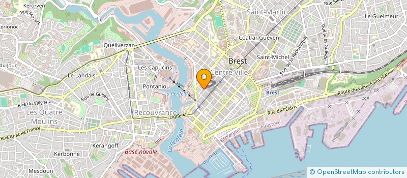 localisation de l'entreprise LES CHANCEUX à BREST