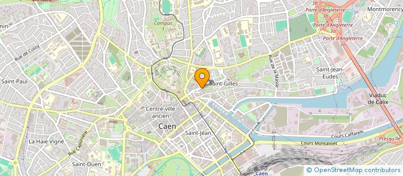 localisation de l'entreprise LES CHANOINES  CAEN