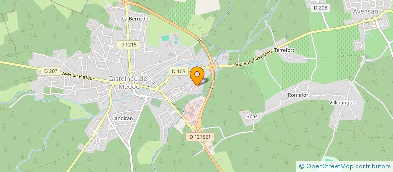 localisation de l'entreprise LES CHANTAL  CASTELNAU-DE-MEDOC