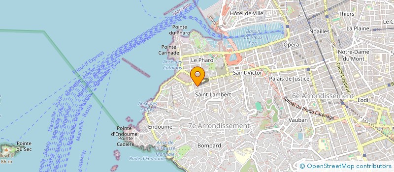 localisation de l'entreprise LES CHANTERELLES à MARSEILLE