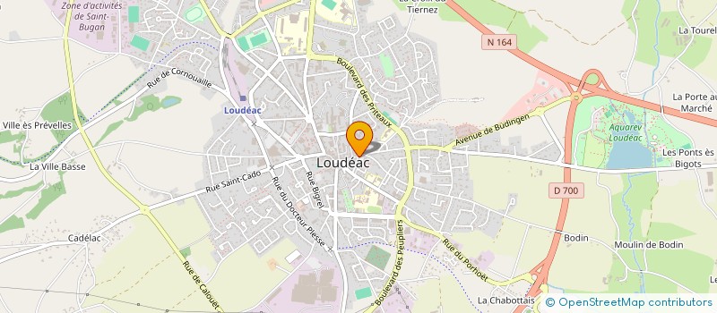 localisation de l'entreprise LES CHANTEURS D ARGOAT ET DU LIE DE LOUDEAC à LOUDEAC
