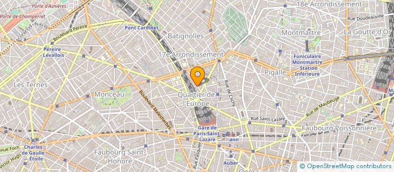 localisation de l'entreprise LES CHANTIERS COTTIN  PARIS