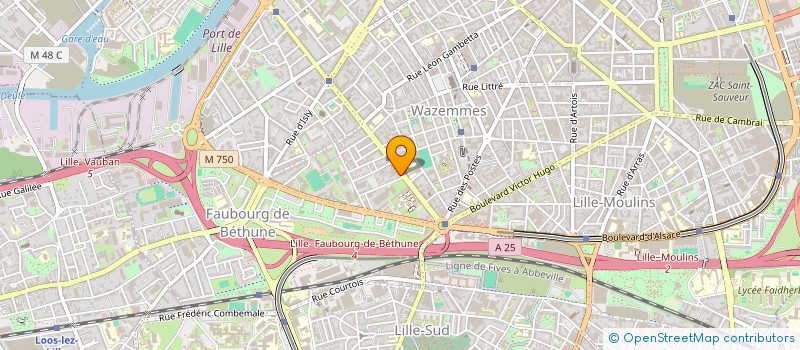 localisation de l'entreprise LES CHANTIERS DE L'INEDIT à LILLE