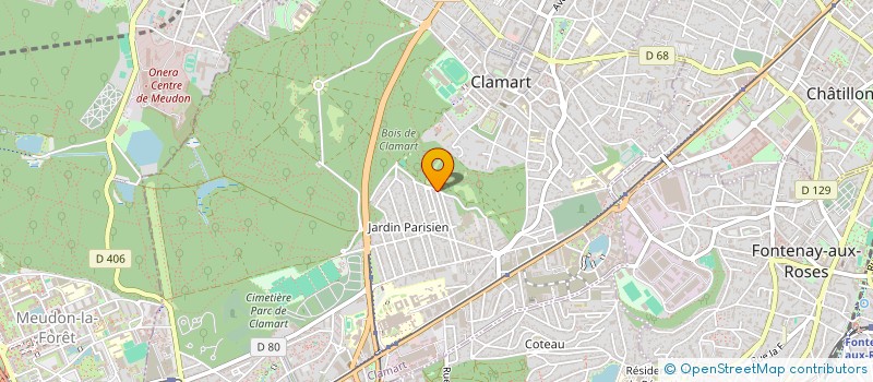 localisation de l'entreprise LES CHANTIERS DU BOIS DEBOUT à CLAMART