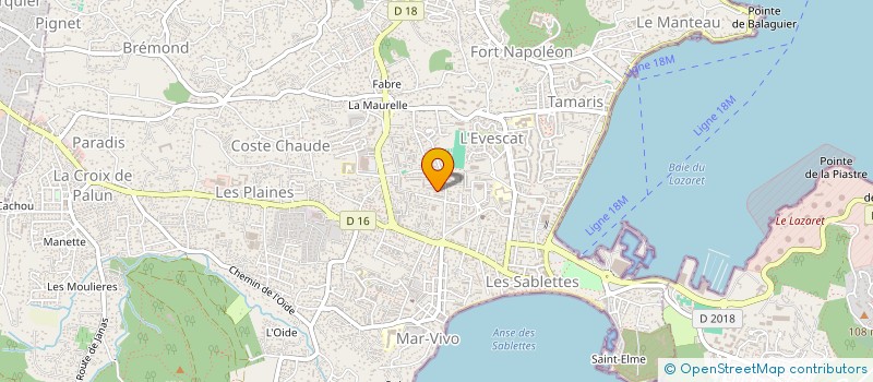localisation de l'entreprise LES CHANTIERS DU CINEMA à LA SEYNE-SUR-MER