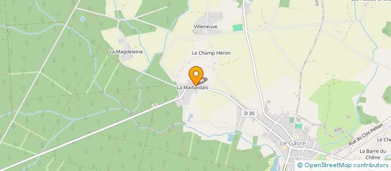 localisation de l'entreprise LES CHANTRES DU THORONET  MECHMONT