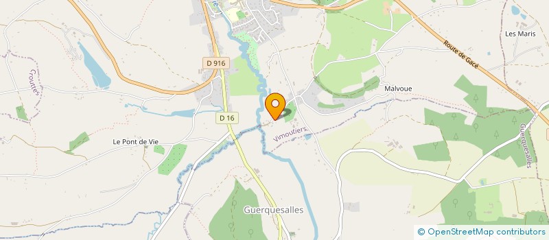 localisation de l'entreprise LES CHANTS DE JJ à VIMOUTIERS
