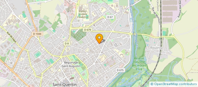 localisation de l'entreprise LES CHAPARDEURS D'ENNUI à SAINT-QUENTIN