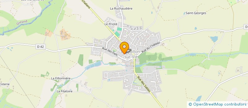 localisation de l'entreprise LES CHAPEAUX D'PAILLE à LANDEVIEILLE