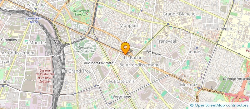 localisation de l'entreprise LES CHAPULINES à LYON