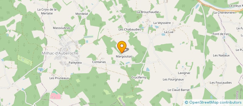 localisation de l'entreprise LES CHAPUTS  BOULAZAC ISLE MANOIRE