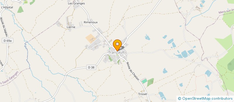 localisation de l'entreprise LES CHAPUZEUX DE TRANZAULT à TRANZAULT