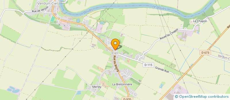 localisation de l'entreprise LES CHARBONNEAU  SAUNIERES