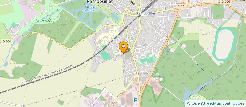 localisation de l'entreprise LES CHARDONNERETS  RAMBOUILLET