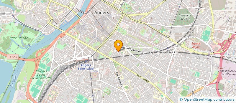 localisation de l'entreprise LES CHARDONNETTES à ANGERS
