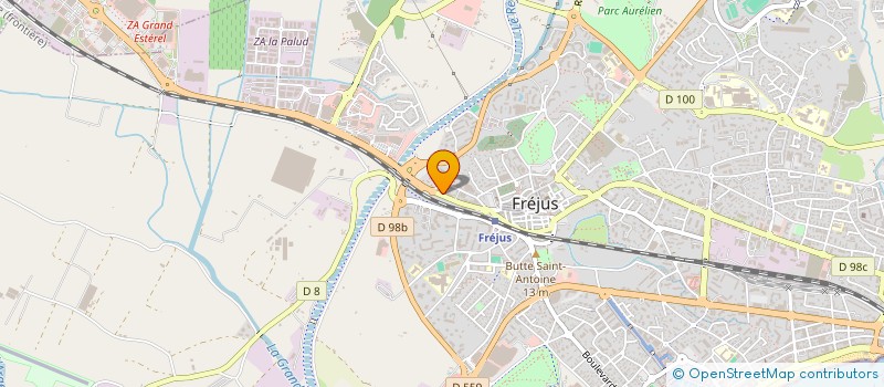 localisation de l'entreprise LES CHARDONS BLEUS à FREJUS