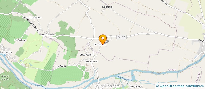 localisation de l'entreprise LES CHARENTAIS EN VADROUILLE à JULIENNE