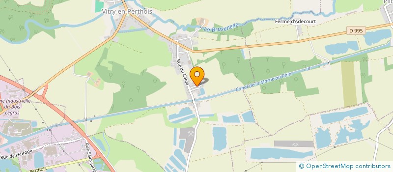 localisation de l'entreprise LES CHARLESTINES CHAMPENOISES  VITRY-EN-PERTHOIS