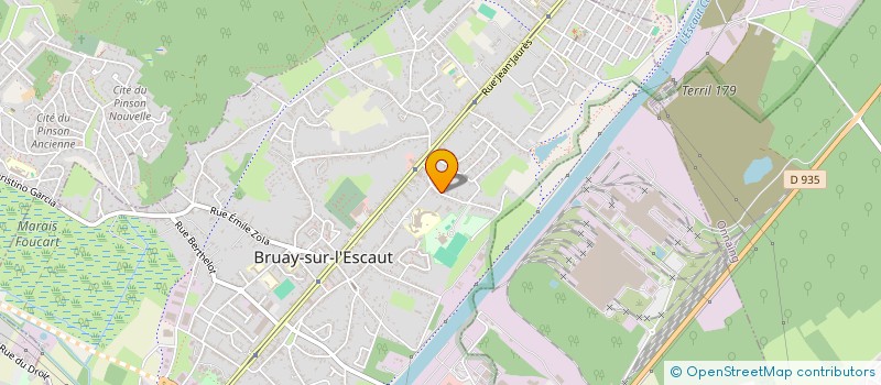 localisation de l'entreprise LES CHARLIE'S  BRUAY-SUR-L'ESCAUT