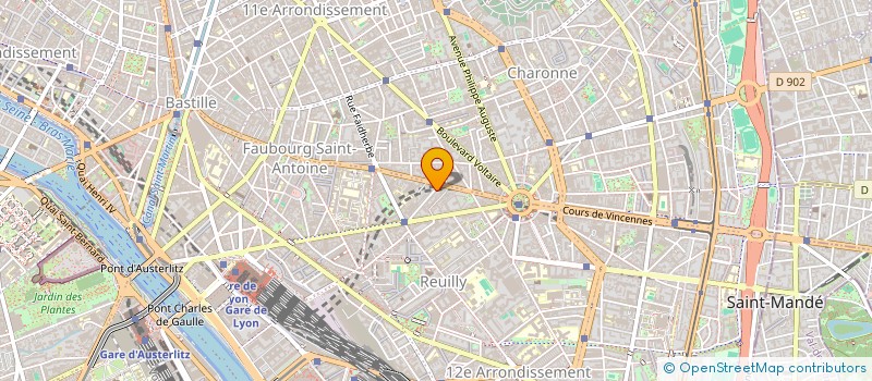 localisation de l'entreprise LES CHARLOTS  PARIS