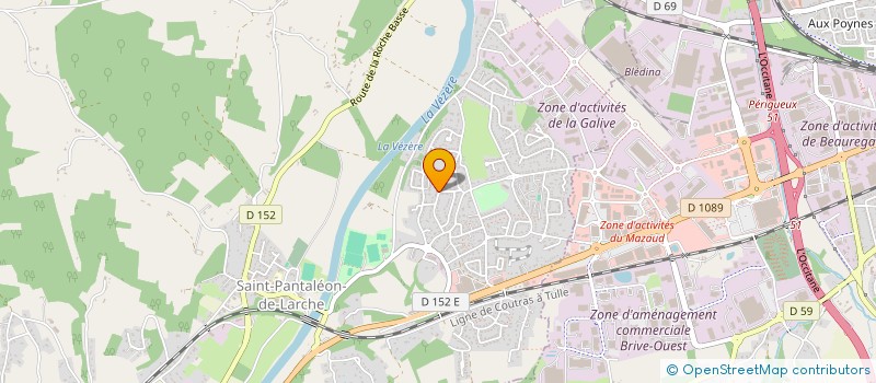 localisation de l'entreprise LES CHARLOTS  SAINT-PANTALEON-DE-LARCHE