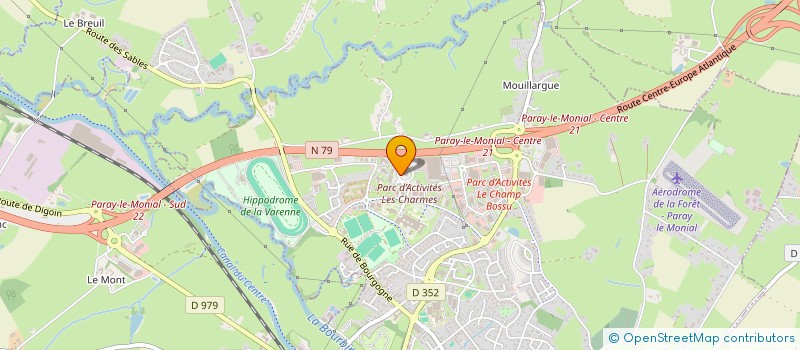 localisation de l'entreprise LES CHARM'ANTES AMES  PARAY-LE-MONIAL