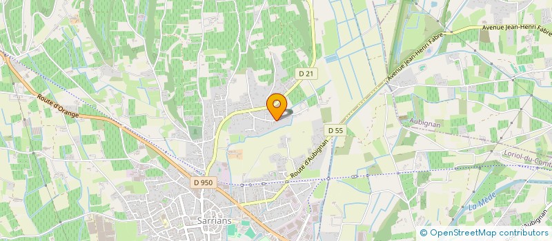 localisation de l'entreprise LES CHARMES  BEAUMES-DE-VENISE