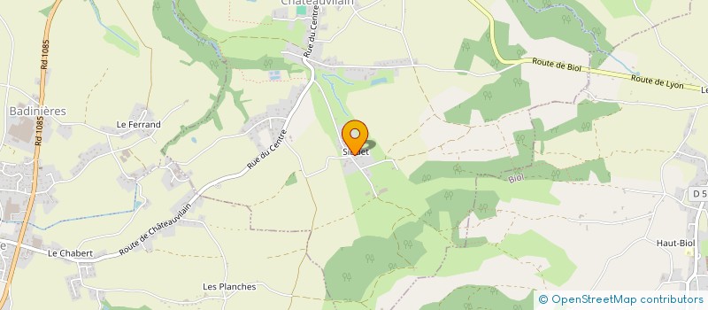 localisation de l'entreprise LES CHARMES  CULIN