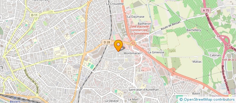 localisation de l'entreprise LES CHARMES D ANTALYA  BEZIERS