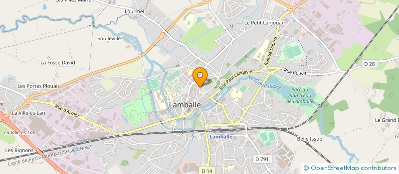 localisation de l'entreprise LES CHARMETTES à LAMBALLE-ARMOR