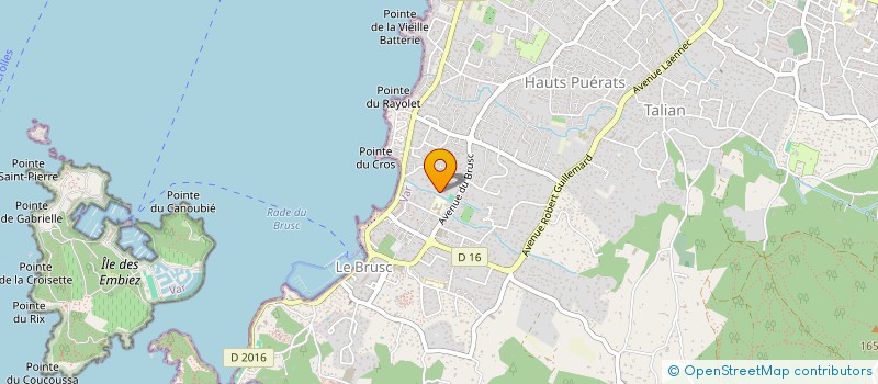 localisation de l'entreprise LES CHARMETTES à SIX-FOURS-LES-PLAGES